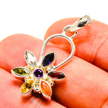 Multi-Stone Chakra Pendants handcrafted by Ana Silver Co - PD759033