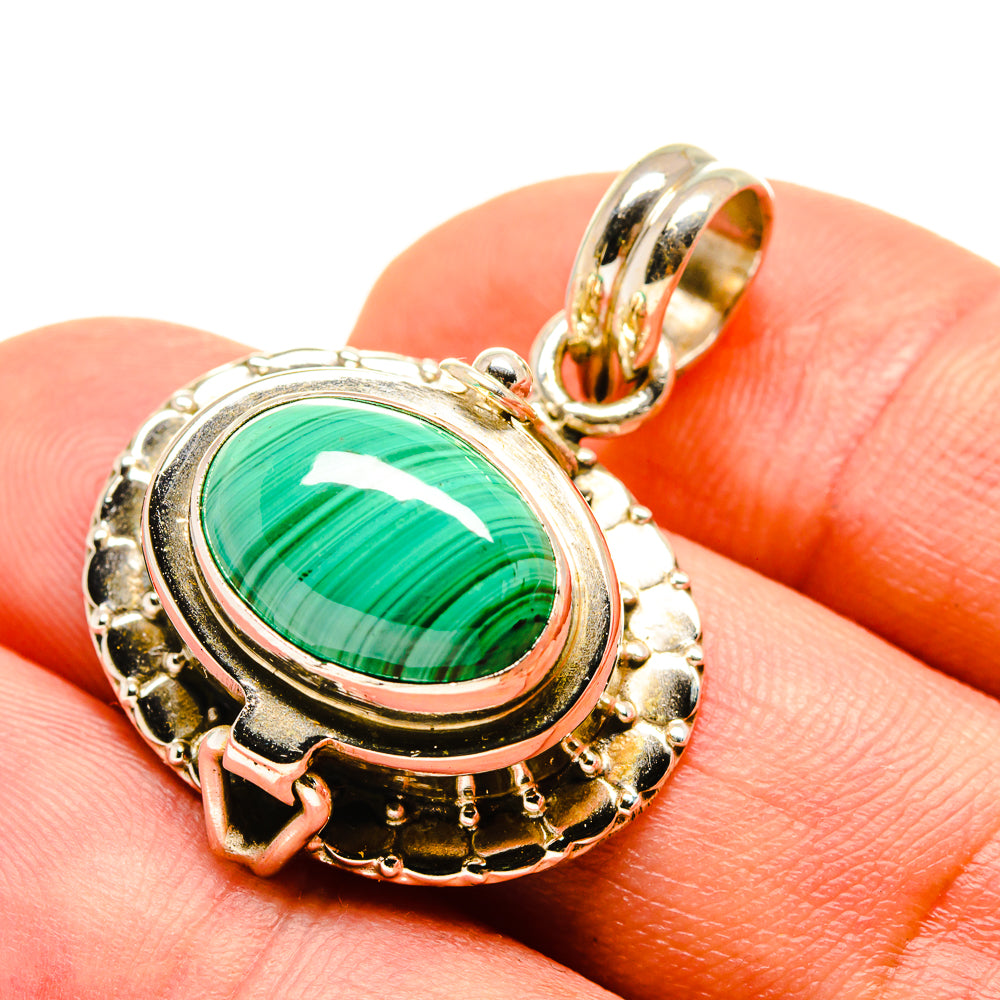Malachite Pendants handcrafted by Ana Silver Co - PD759038