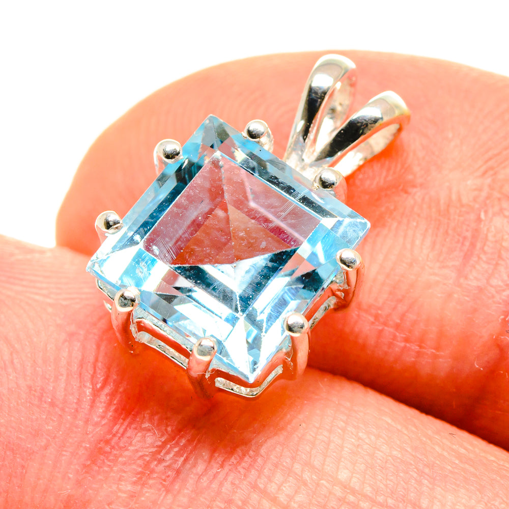 Blue Topaz Pendants handcrafted by Ana Silver Co - PD759041