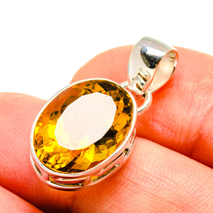 Mandarin Citrine Pendants handcrafted by Ana Silver Co - PD759042