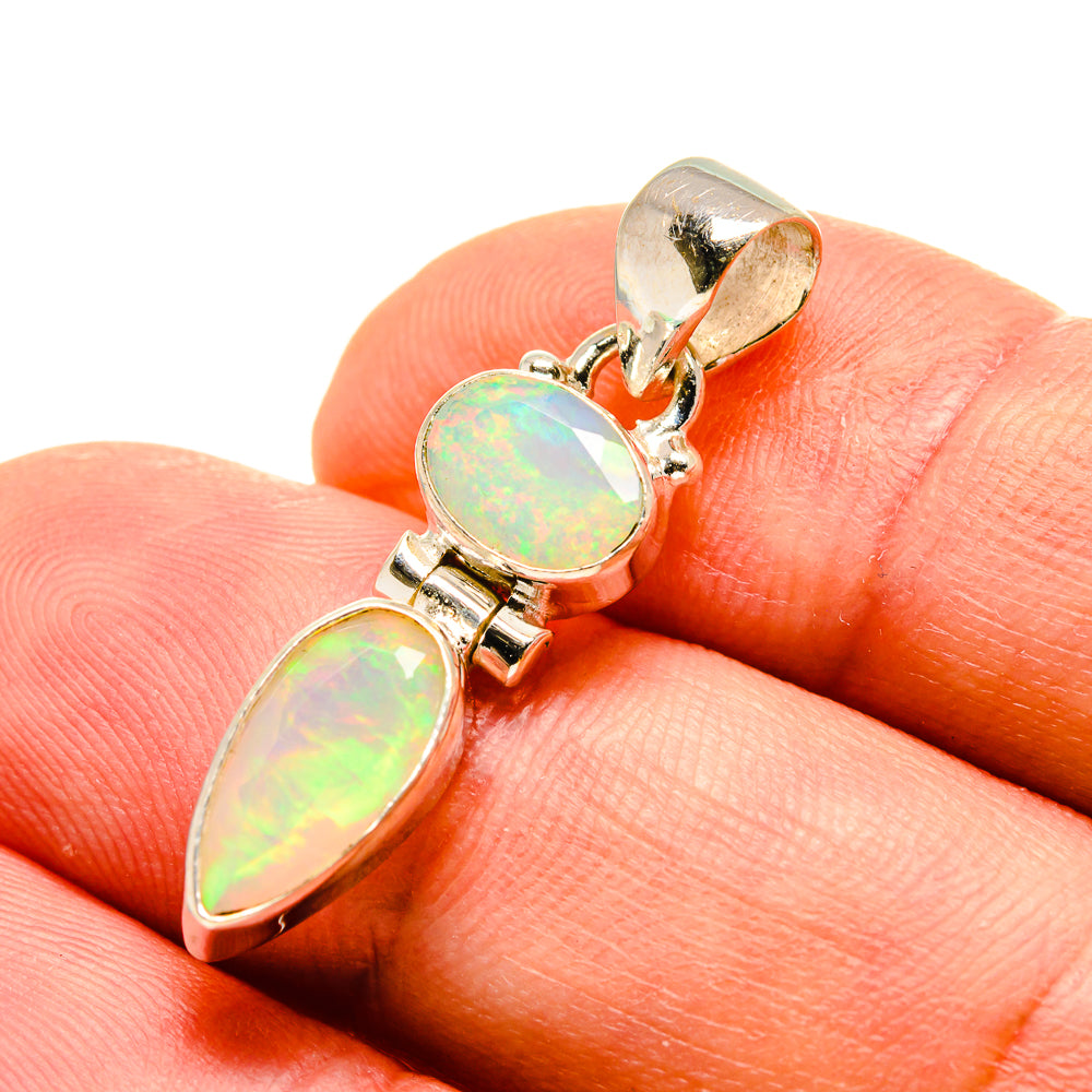 Ethiopian Opal Pendants handcrafted by Ana Silver Co - PD759043