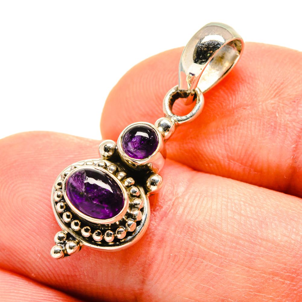 Amethyst Pendants handcrafted by Ana Silver Co - PD759046