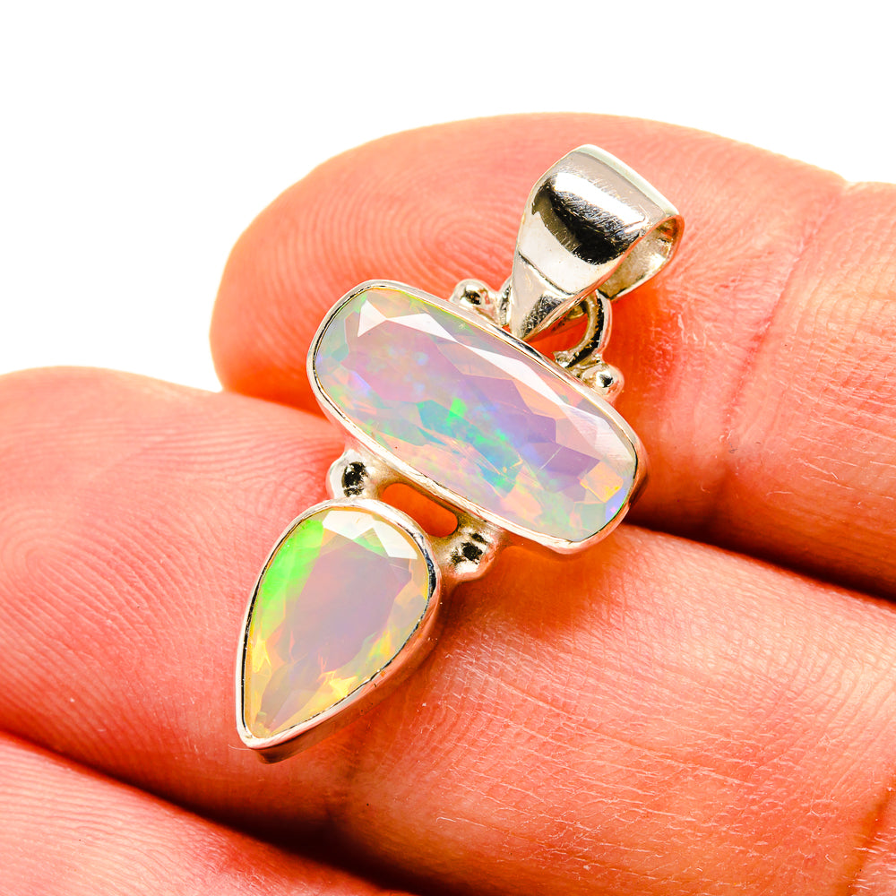 Ethiopian Opal Pendants handcrafted by Ana Silver Co - PD759049