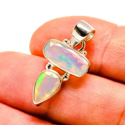 Ethiopian Opal Pendants handcrafted by Ana Silver Co - PD759049