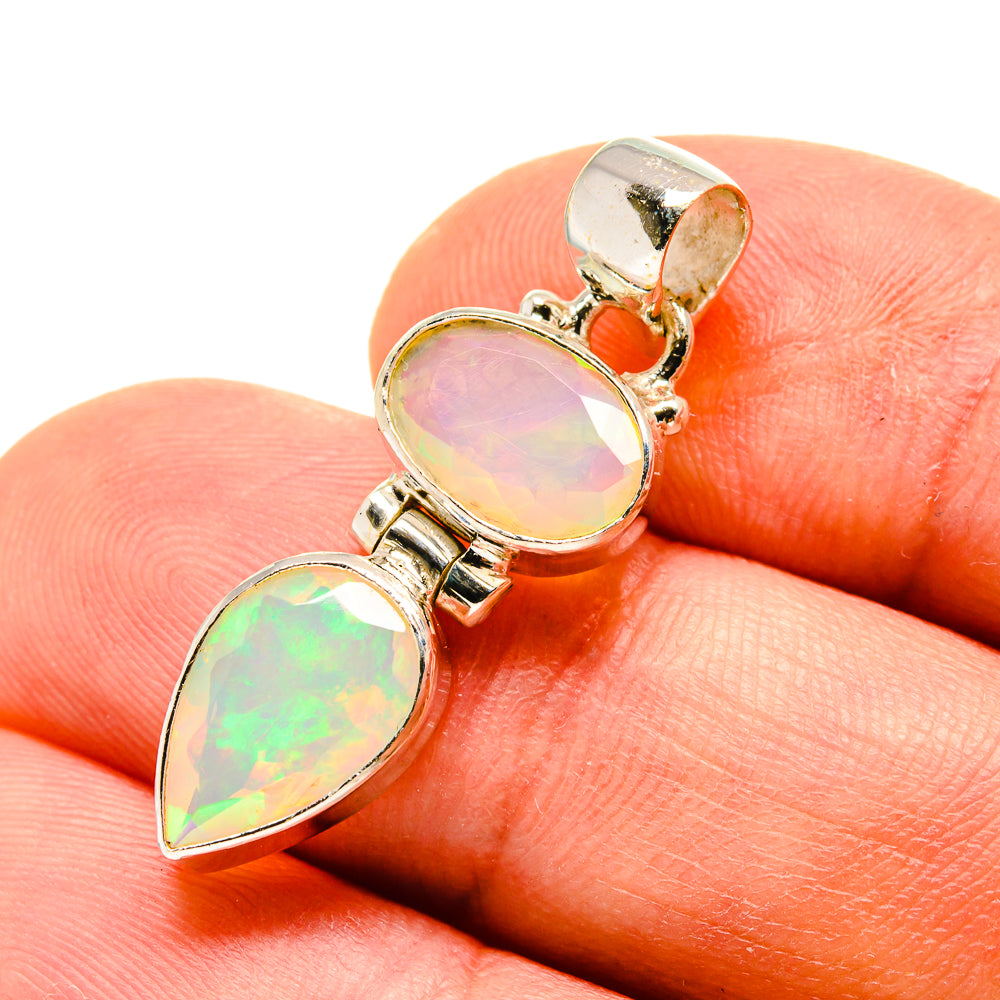 Ethiopian Opal Pendants handcrafted by Ana Silver Co - PD759050