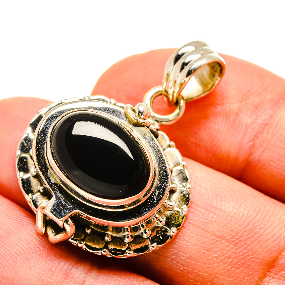 Black Onyx Pendants handcrafted by Ana Silver Co - PD759053