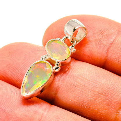 Ethiopian Opal Pendants handcrafted by Ana Silver Co - PD759055