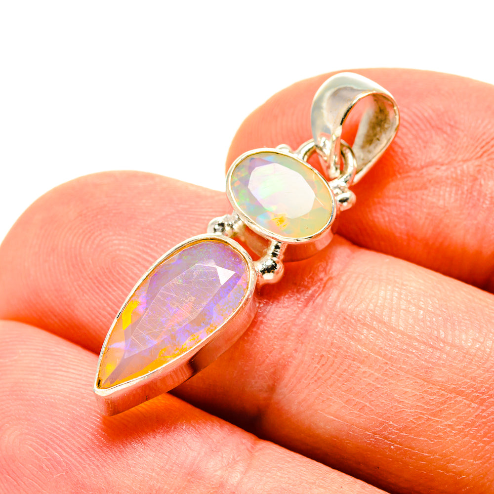 Ethiopian Opal Pendants handcrafted by Ana Silver Co - PD759056
