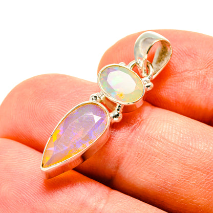 Ethiopian Opal Pendants handcrafted by Ana Silver Co - PD759056