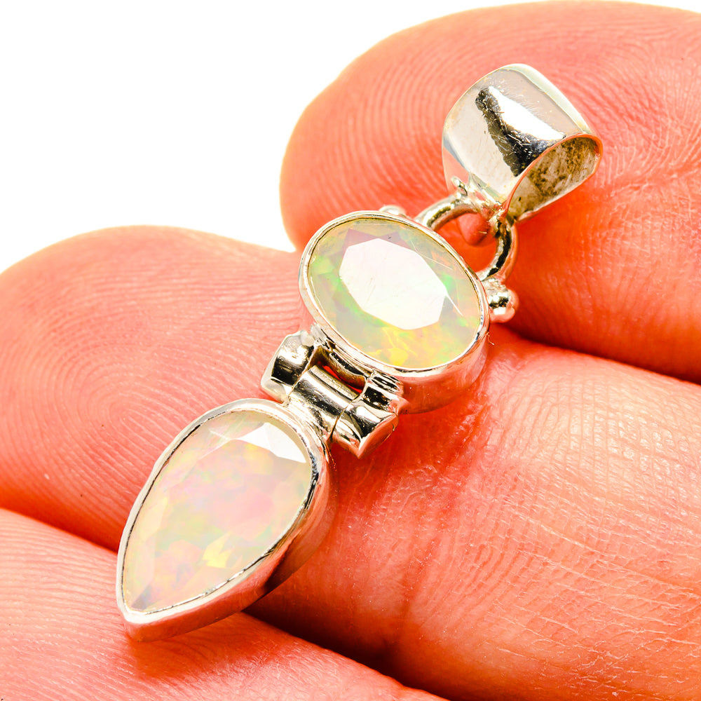 Ethiopian Opal Pendants handcrafted by Ana Silver Co - PD759062