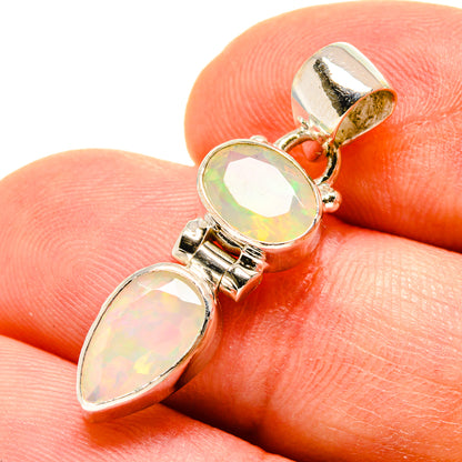 Ethiopian Opal Pendants handcrafted by Ana Silver Co - PD759062