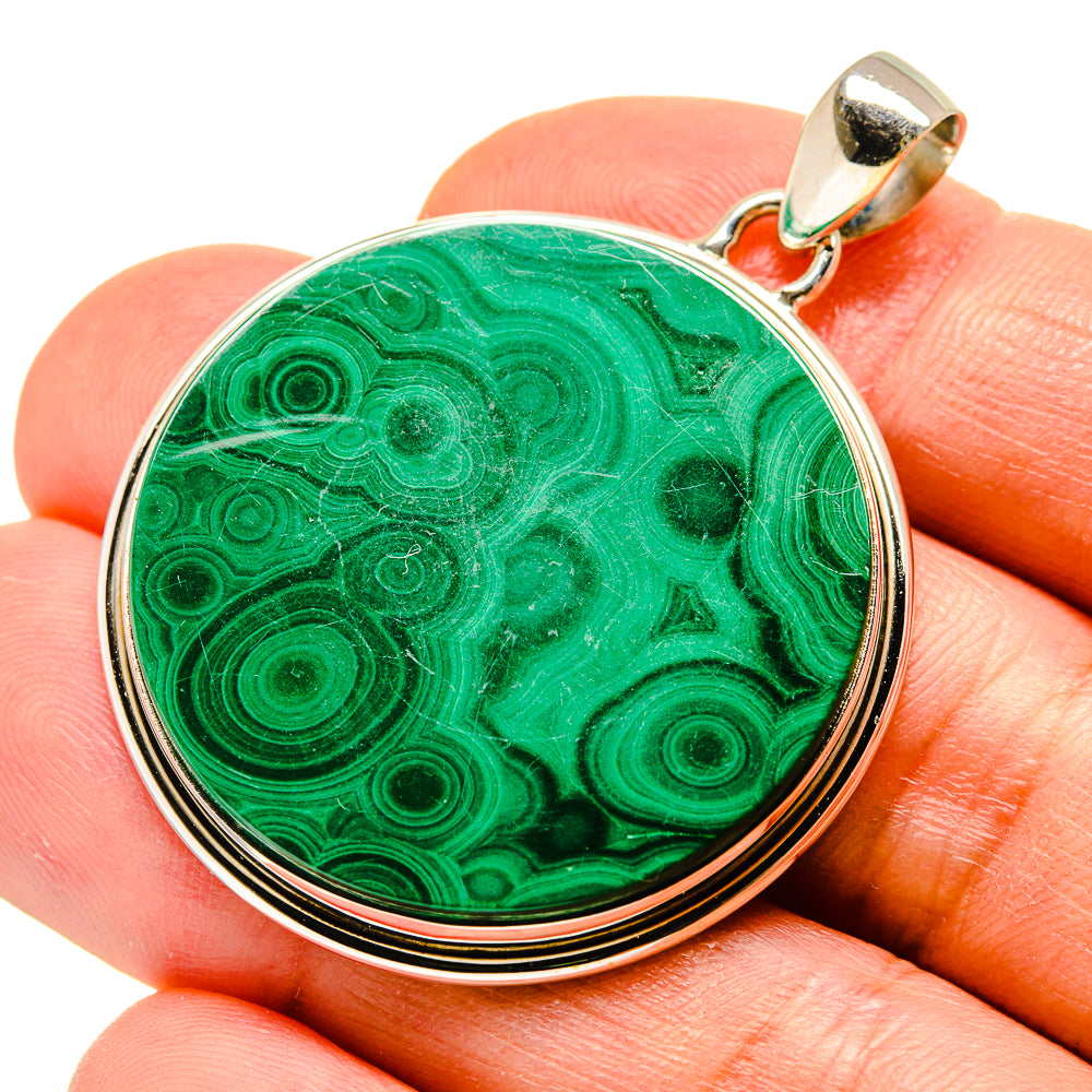 Malachite Pendants handcrafted by Ana Silver Co - PD759064