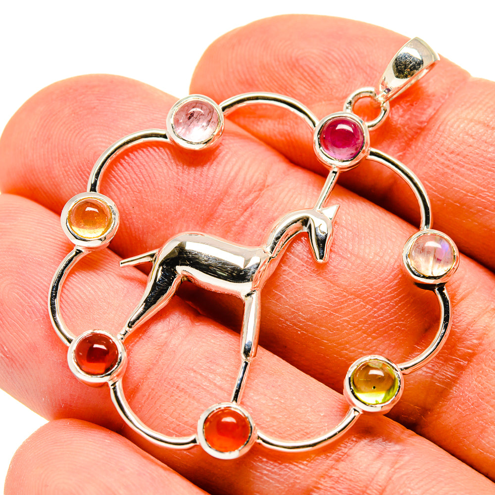 Multi-Stone Chakra Pendants handcrafted by Ana Silver Co - PD759067