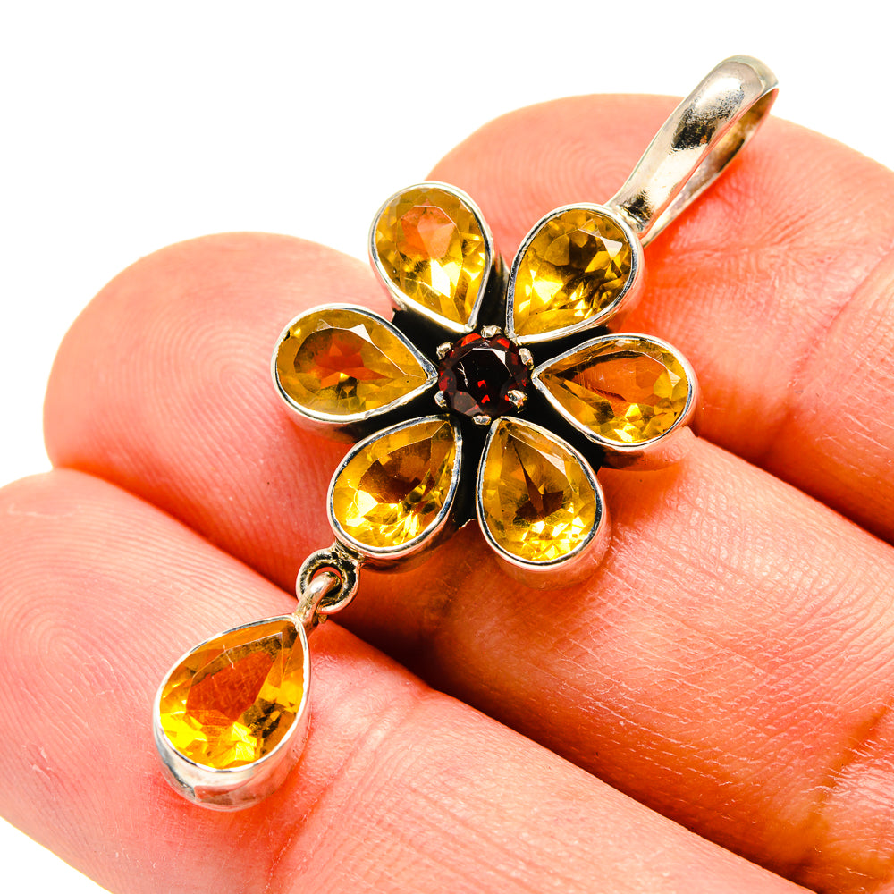 Citrine Pendants handcrafted by Ana Silver Co - PD759071