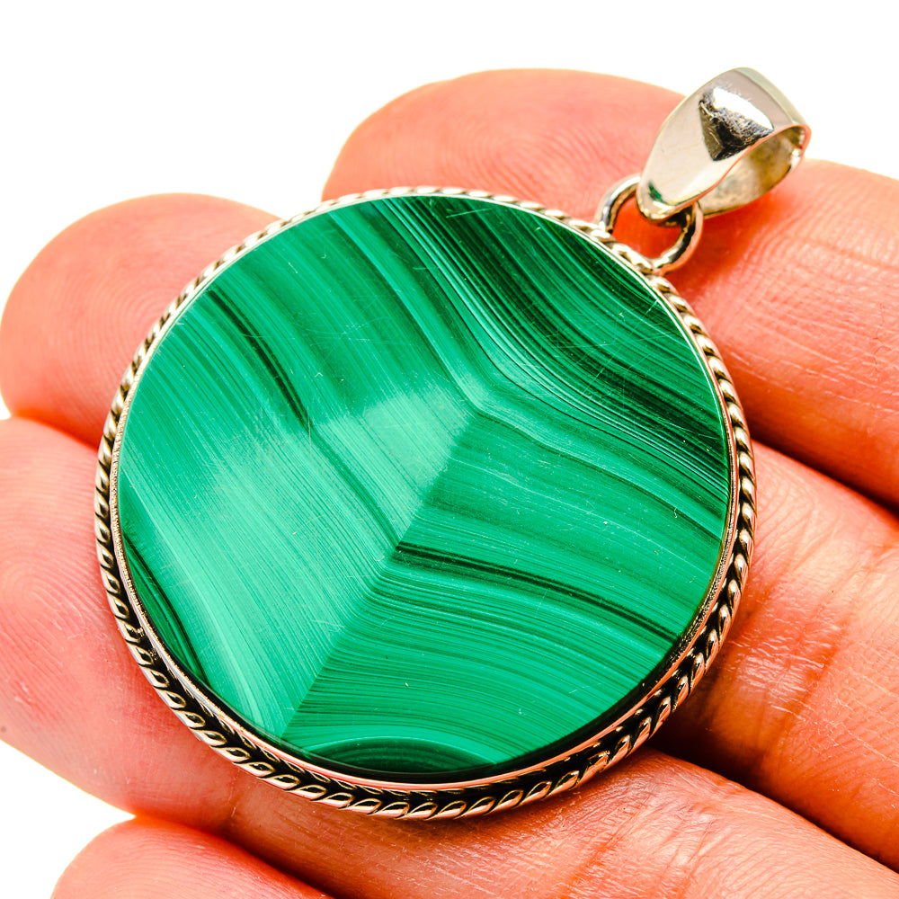 Malachite Pendants handcrafted by Ana Silver Co - PD759077