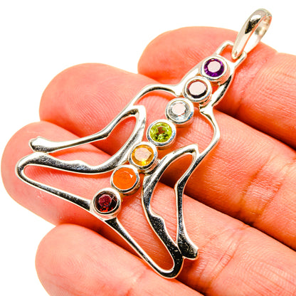 Multi-Stone Chakra Pendants handcrafted by Ana Silver Co - PD759079