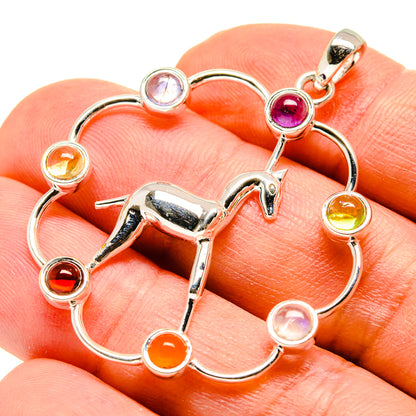 Multi-Stone Chakra Pendants handcrafted by Ana Silver Co - PD759080