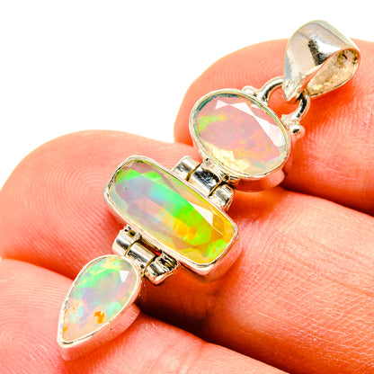 Ethiopian Opal Pendants handcrafted by Ana Silver Co - PD759084