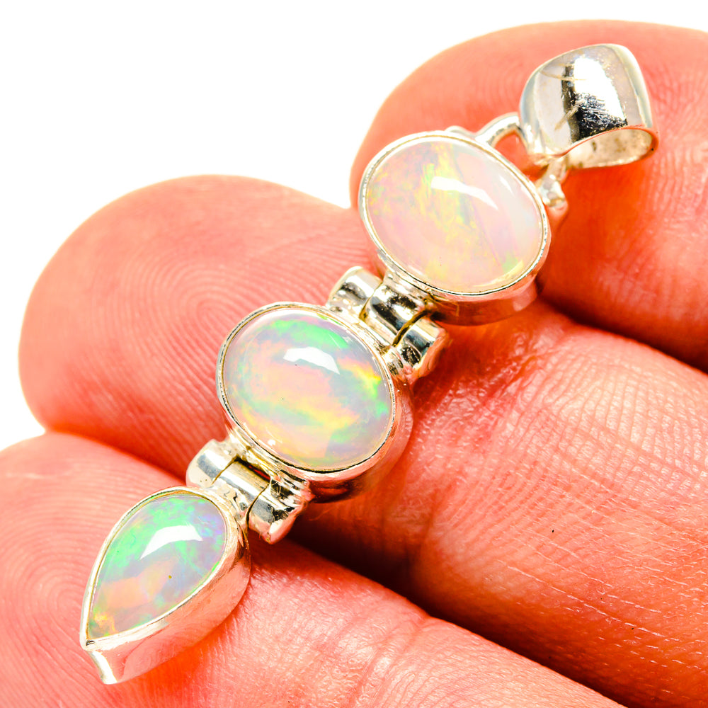 Ethiopian Opal Pendants handcrafted by Ana Silver Co - PD759089