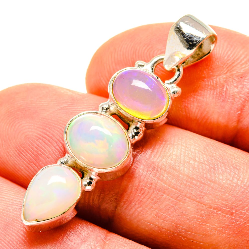 Ethiopian Opal Pendants handcrafted by Ana Silver Co - PD759101