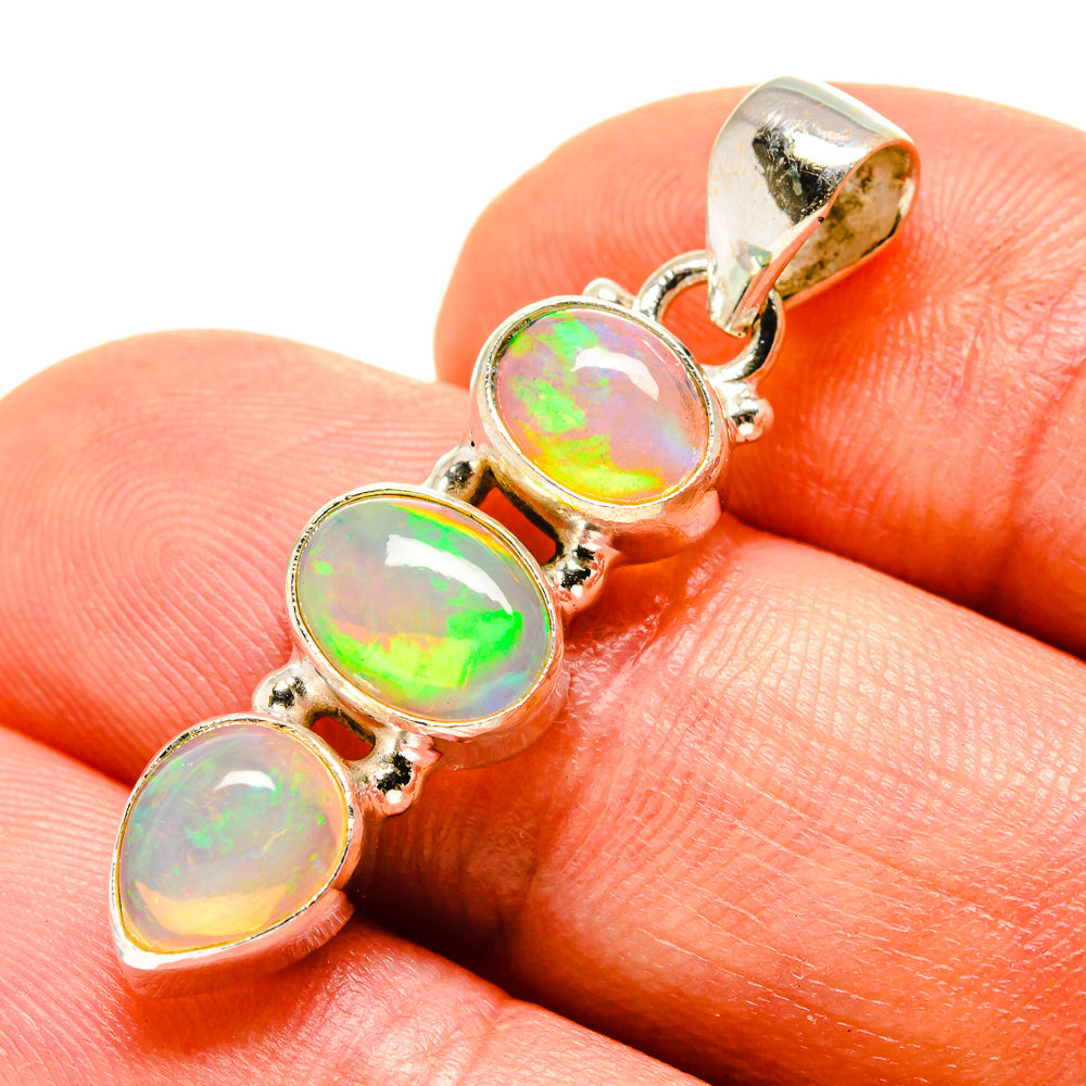 Ethiopian Opal Pendants handcrafted by Ana Silver Co - PD759102