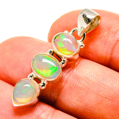 Ethiopian Opal Pendants handcrafted by Ana Silver Co - PD759102