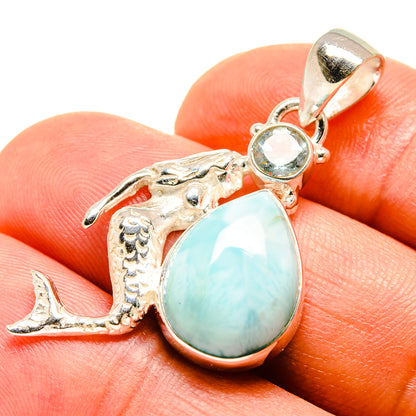 Larimar Pendants handcrafted by Ana Silver Co - PD759116