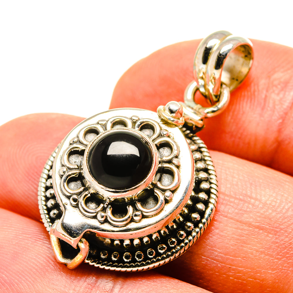 Black Onyx Pendants handcrafted by Ana Silver Co - PD759124