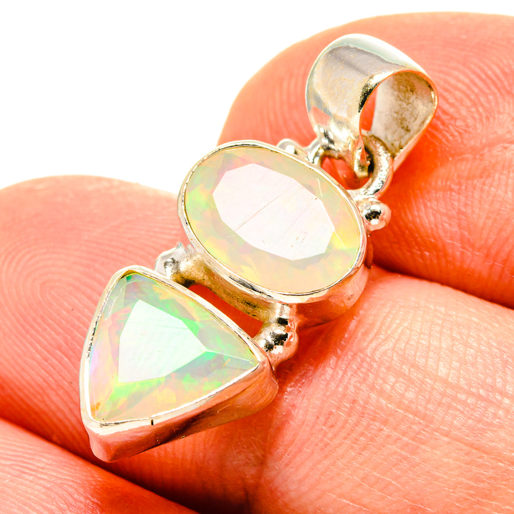 Ethiopian Opal Pendants handcrafted by Ana Silver Co - PD759131