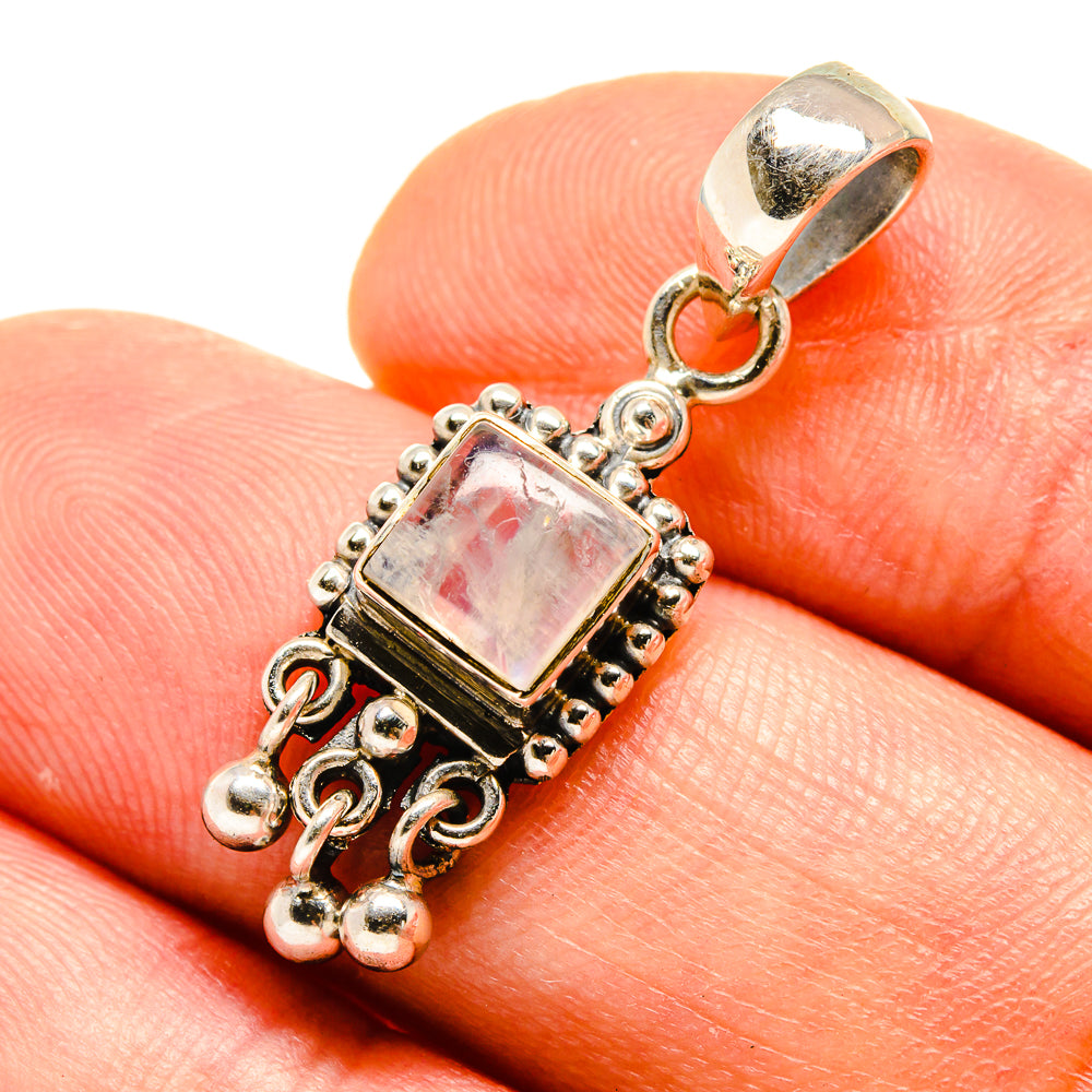 Rainbow Moonstone Pendants handcrafted by Ana Silver Co - PD759133