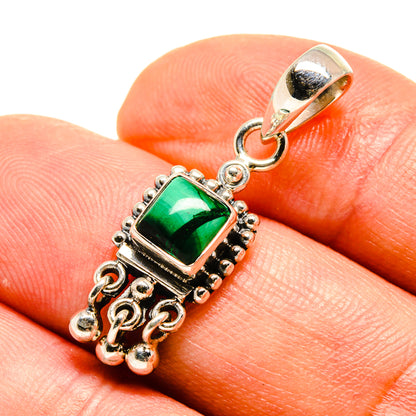 Malachite Pendants handcrafted by Ana Silver Co - PD759134