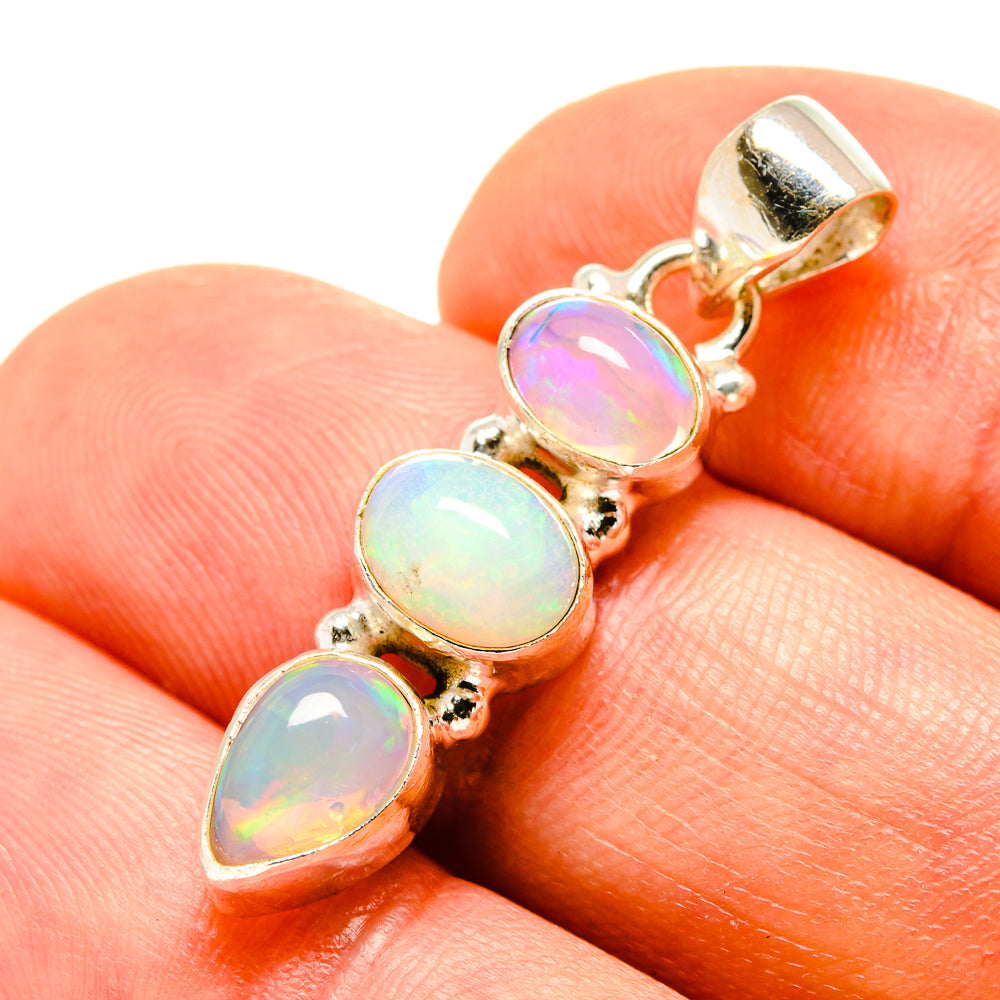 Ethiopian Opal Pendants handcrafted by Ana Silver Co - PD759135