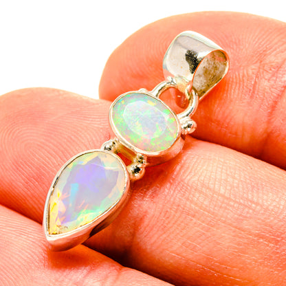 Ethiopian Opal Pendants handcrafted by Ana Silver Co - PD759140