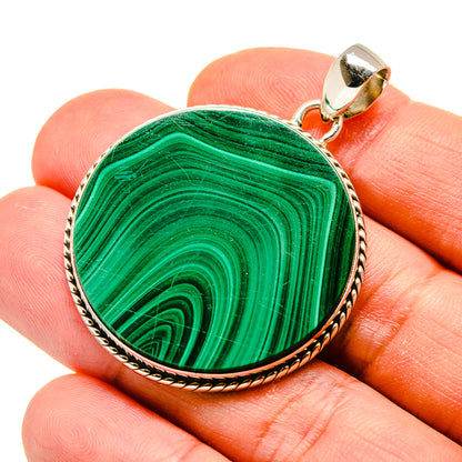 Malachite Pendants handcrafted by Ana Silver Co - PD759148