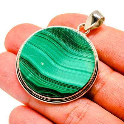 Malachite Pendants handcrafted by Ana Silver Co - PD759149