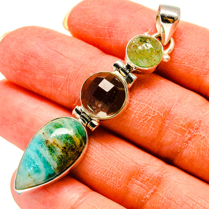 Peruvian Opal Pendants handcrafted by Ana Silver Co - PD759162