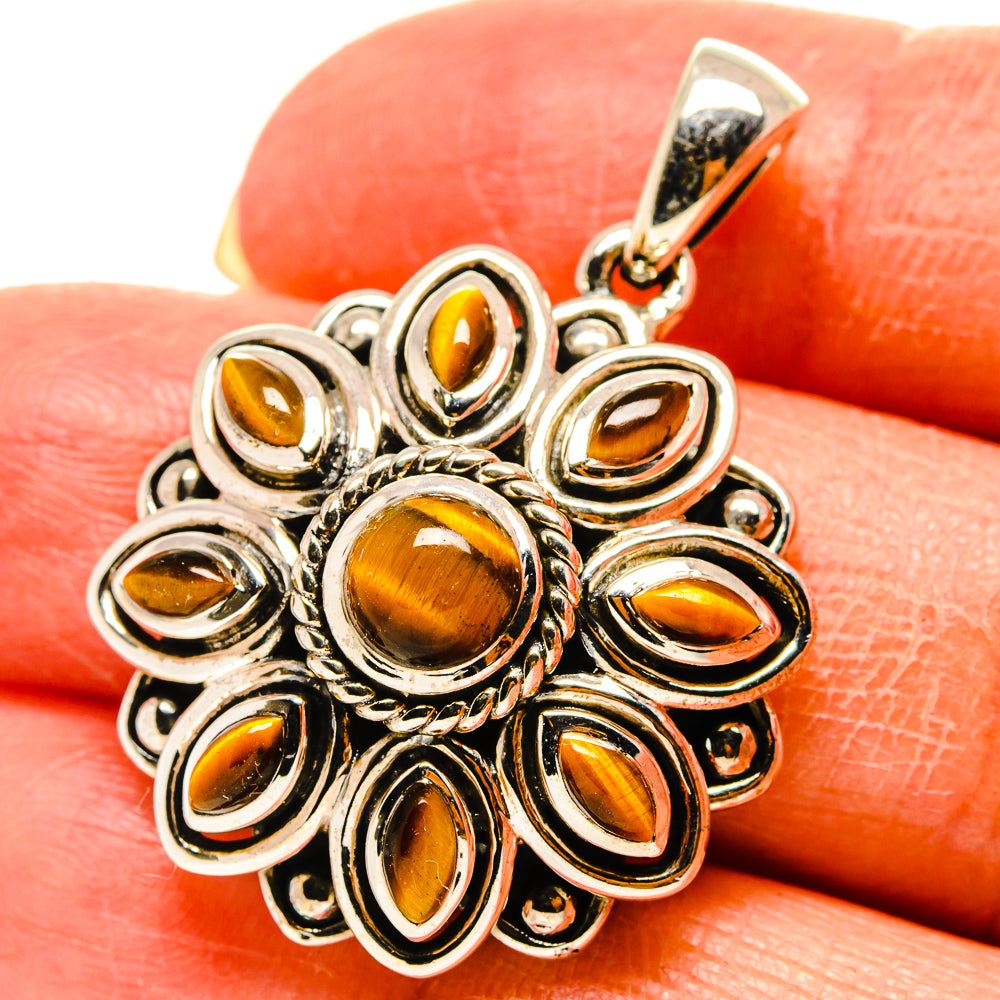 Tiger Eye Pendants handcrafted by Ana Silver Co - PD759171