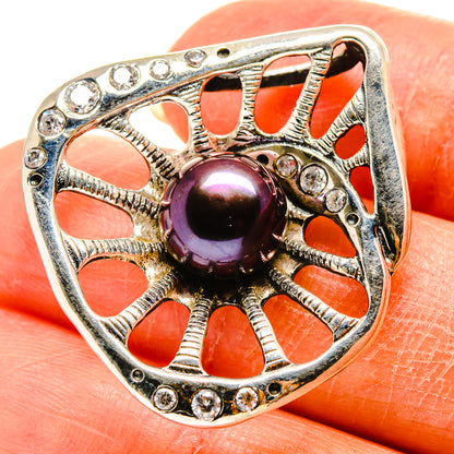 Titanium Pearl Pendants handcrafted by Ana Silver Co - PD759179