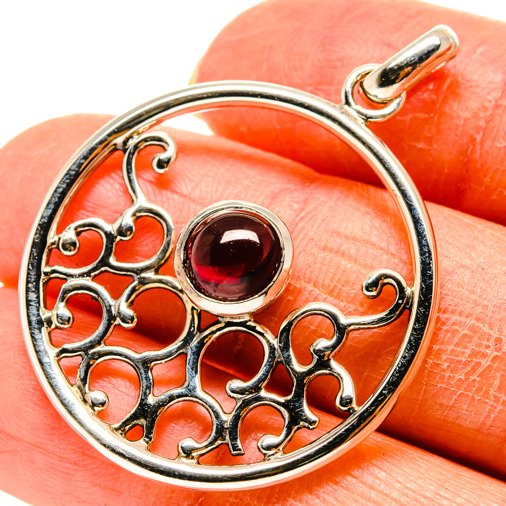 Garnet Pendants handcrafted by Ana Silver Co - PD759200