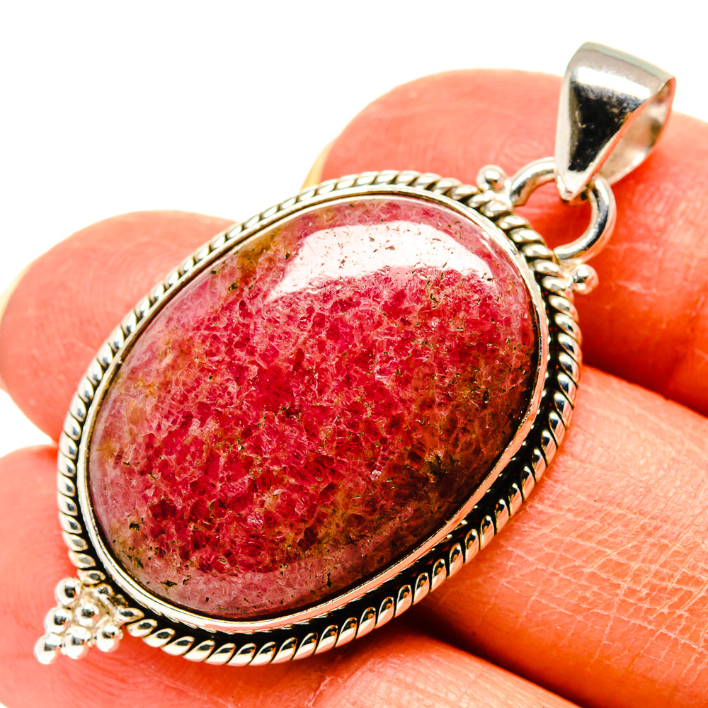 Rhodonite Pendants handcrafted by Ana Silver Co - PD759203