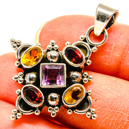Amethyst Pendants handcrafted by Ana Silver Co - PD759224