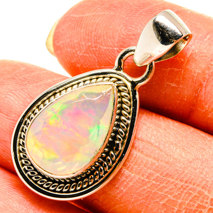 Ethiopian Opal Pendants handcrafted by Ana Silver Co - PD759249
