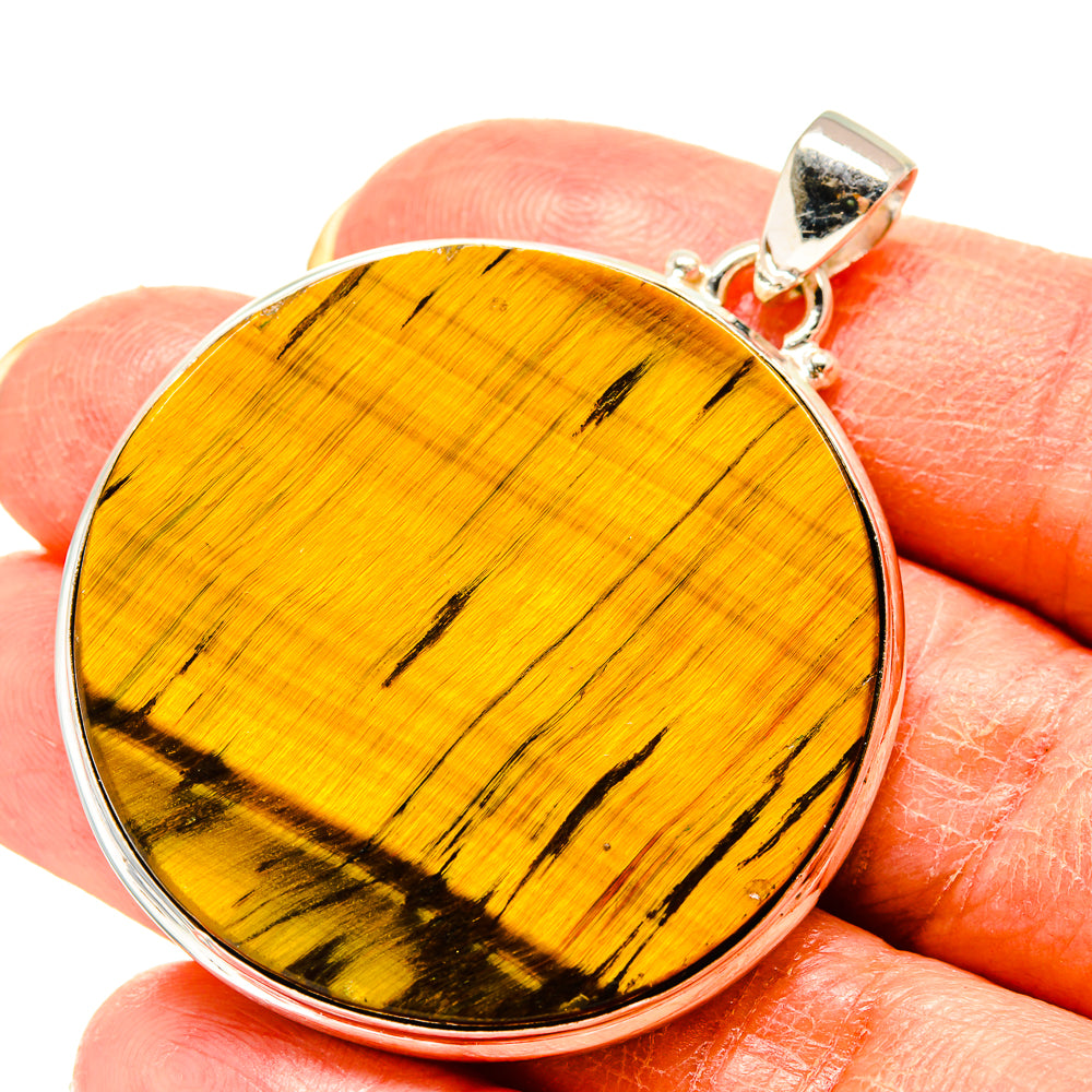 Tiger Eye Pendants handcrafted by Ana Silver Co - PD759251