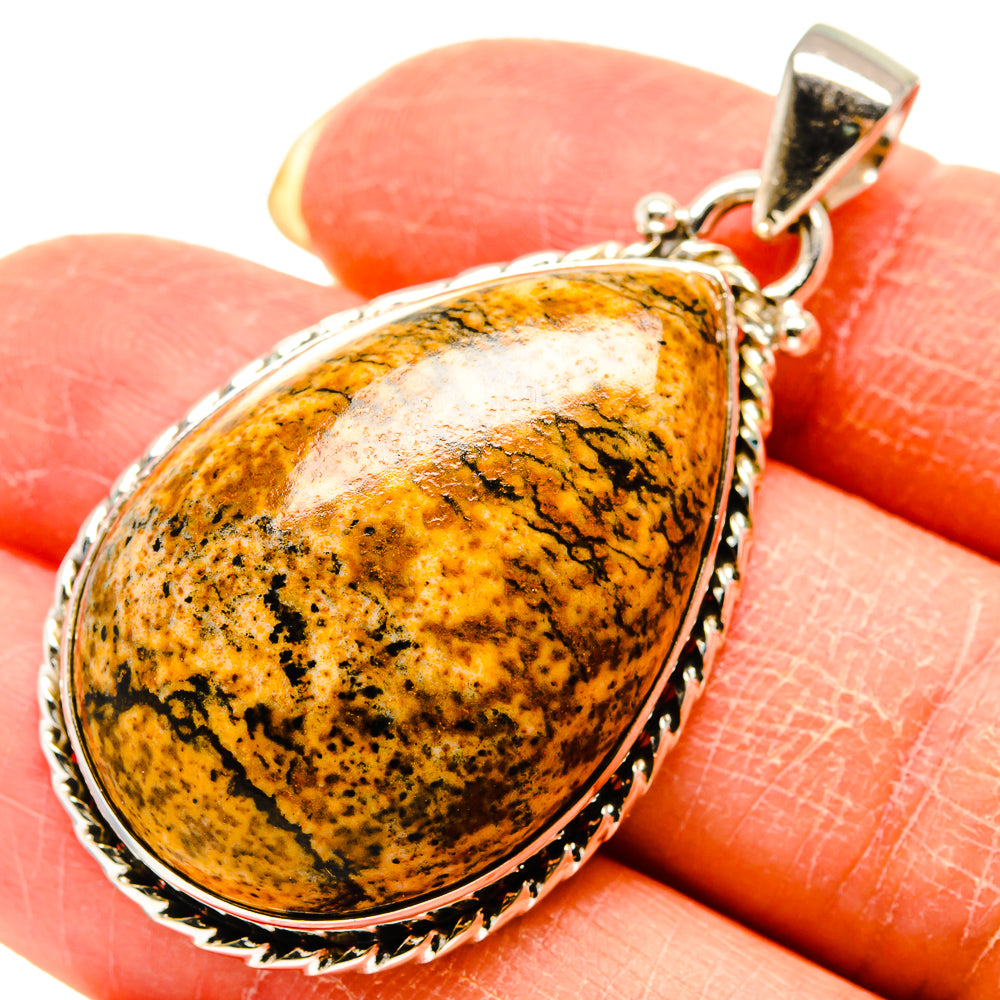 Picture Jasper Pendants handcrafted by Ana Silver Co - PD759264