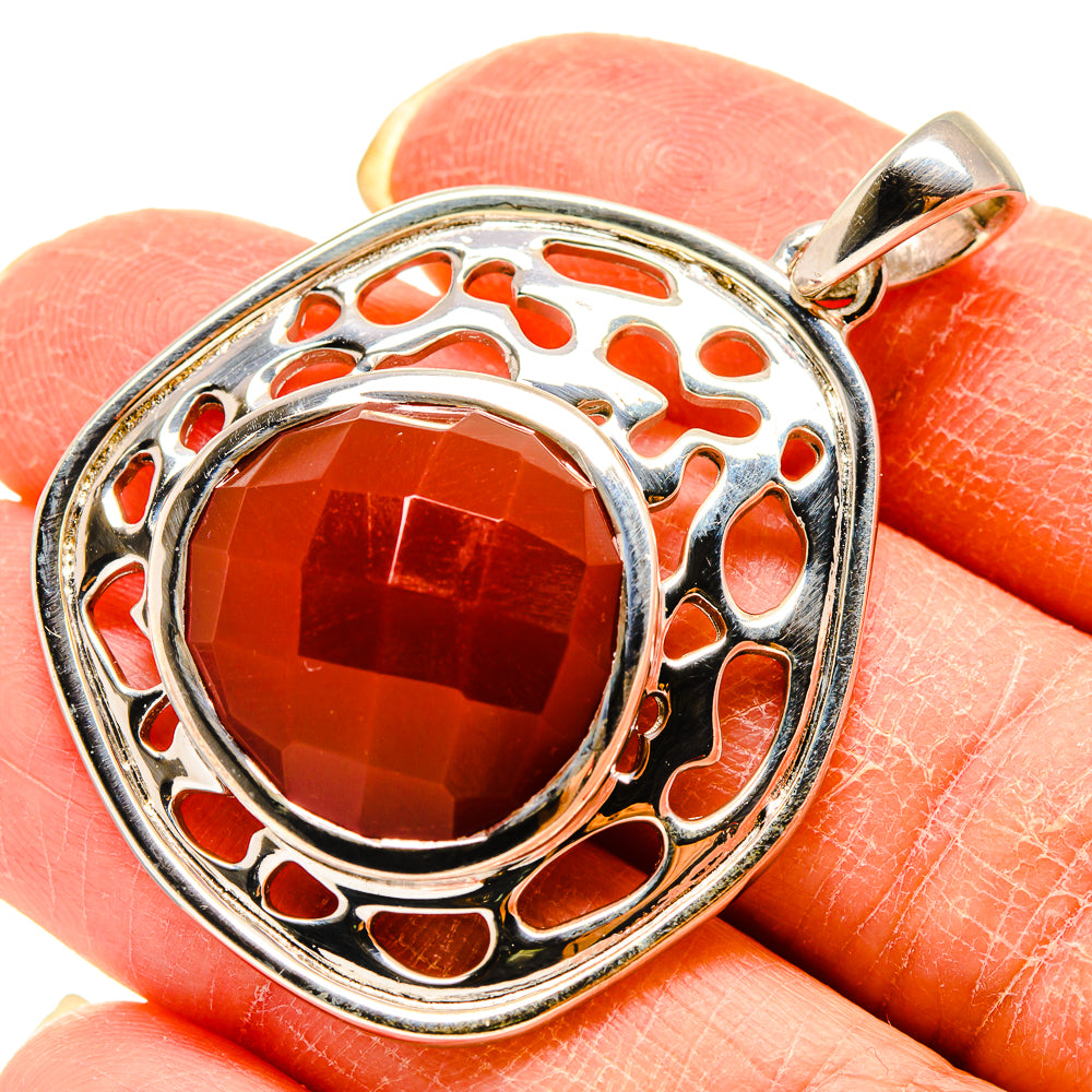 Carnelian Pendants handcrafted by Ana Silver Co - PD759267