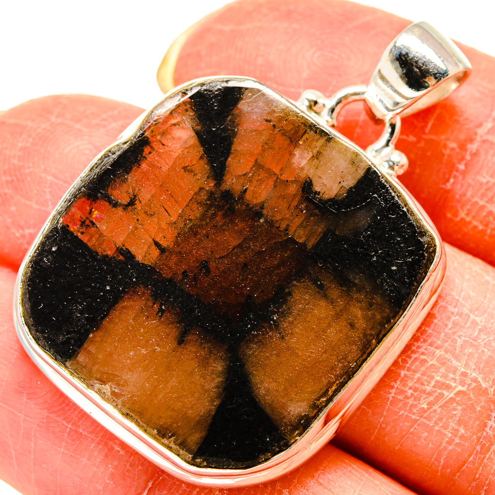 Chiastolite Pendants handcrafted by Ana Silver Co - PD759273