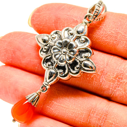 Carnelian Pendants handcrafted by Ana Silver Co - PD759282