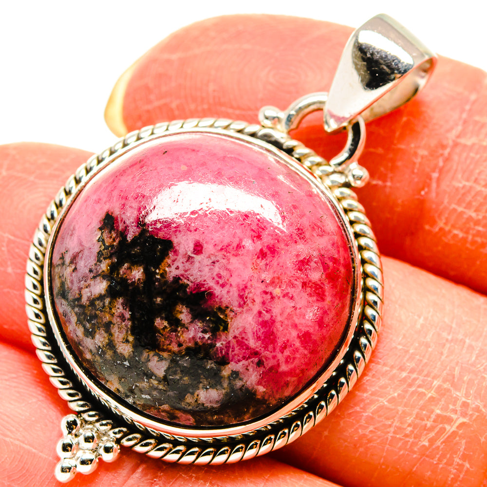 Rhodonite Pendants handcrafted by Ana Silver Co - PD759297