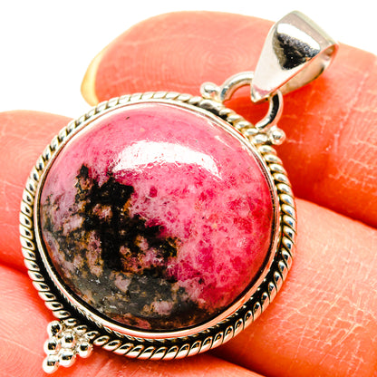 Rhodonite Pendants handcrafted by Ana Silver Co - PD759297