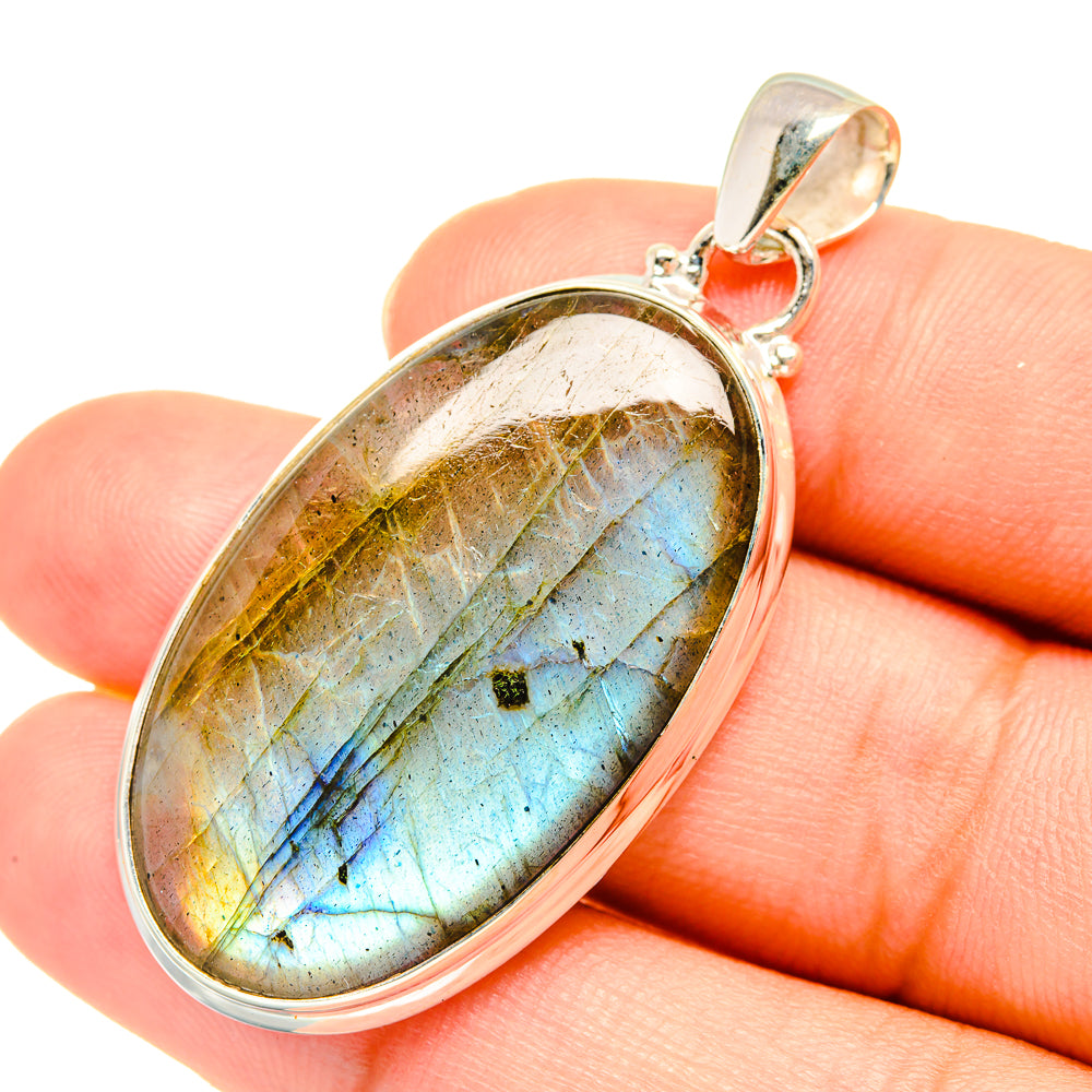 Labradorite Pendants handcrafted by Ana Silver Co - PD7593